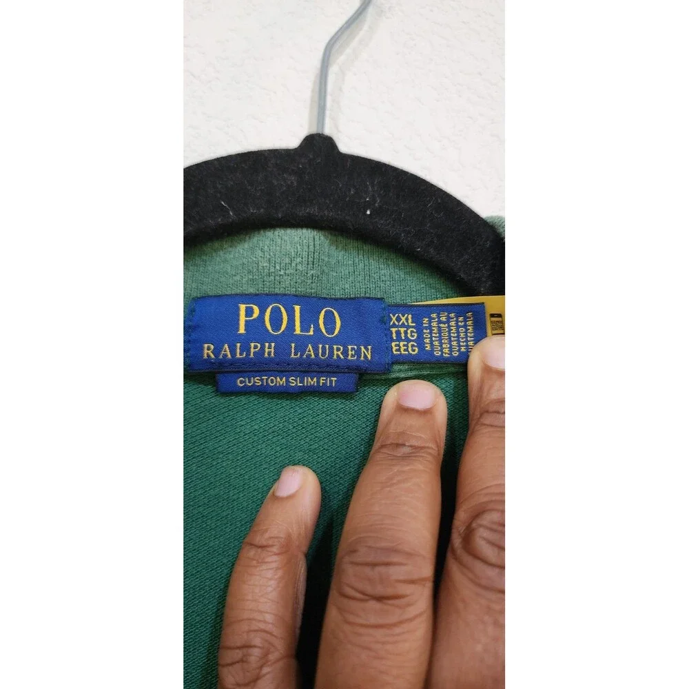 Polo Ralph Lauren Short Sleeve Classic Fit Faded Forest Green Polo XXL